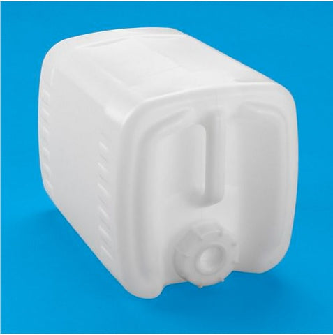 Plastic jug for SANI-SHOE unit